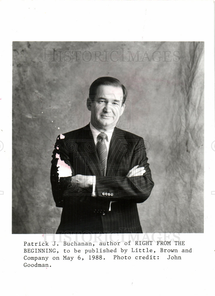1988 Patrick J. Buchanan Author Writer-Historic Images