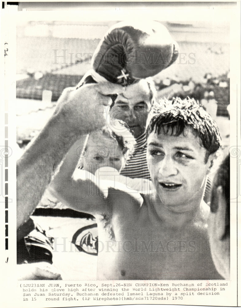 1970 Ken Buchanan World Lightweight Champio-Historic Images