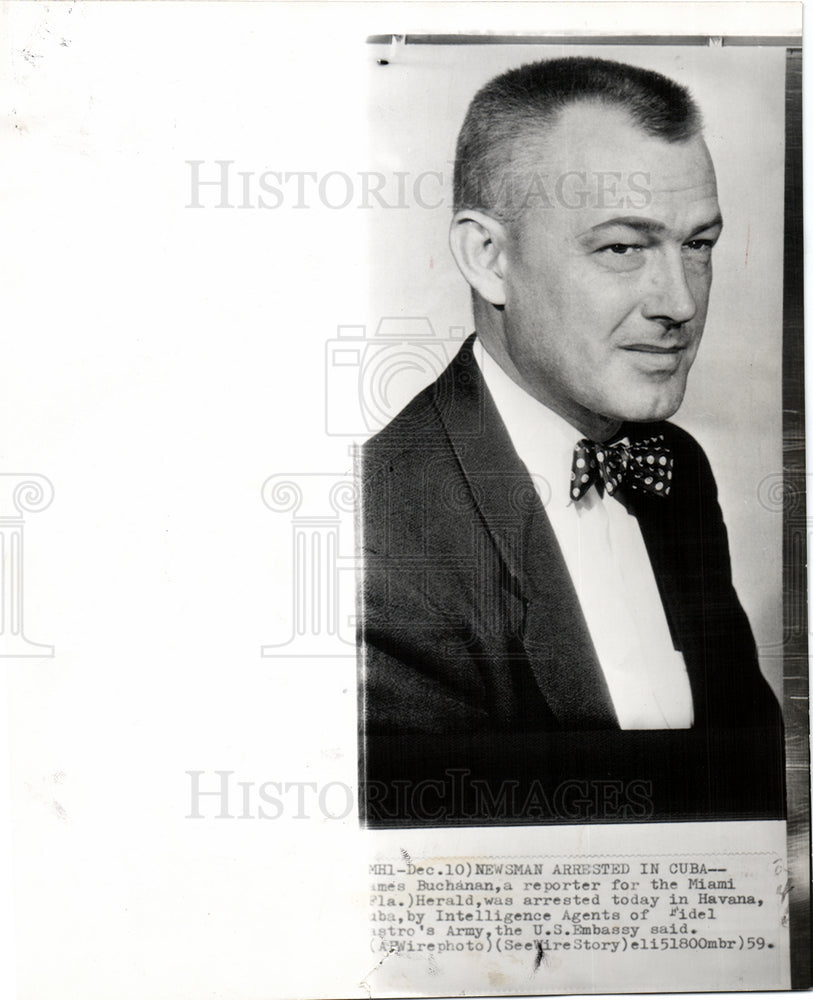 1959 James Buchanan Miami Reporter Cuba-Historic Images