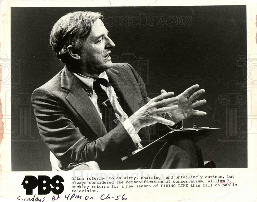 1994 Buckley Jr conservative author-Historic Images