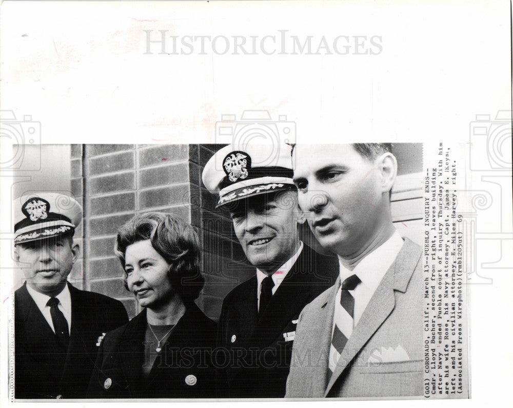 1969 Cmdr. Lloyd Bucher E. Miles Harvey-Historic Images