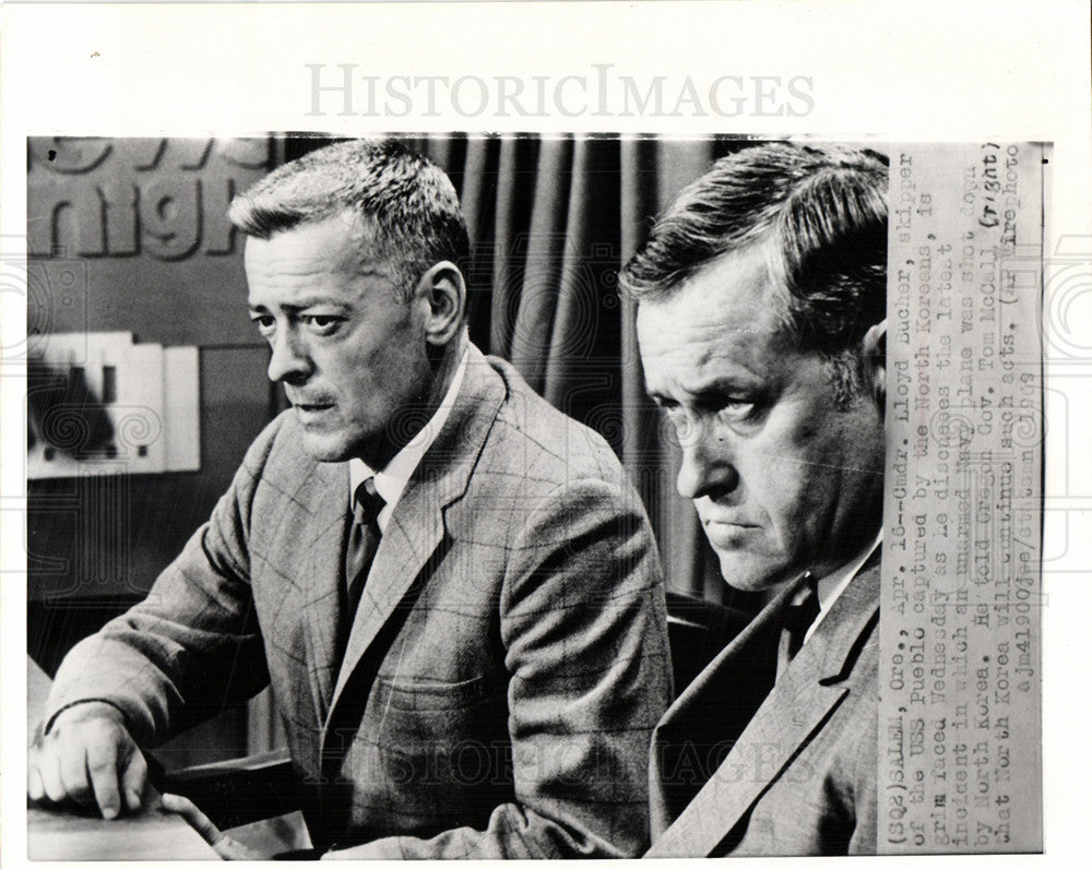 1969 Lloyd Bucher North Korea Tom McCall-Historic Images