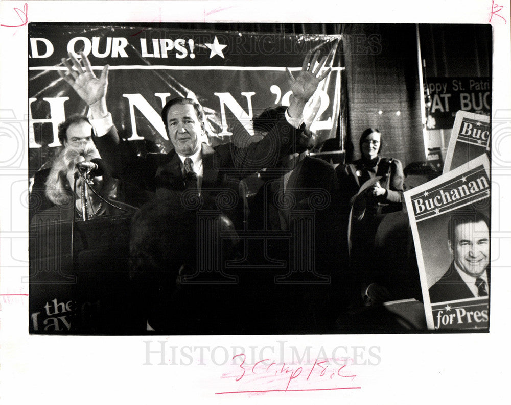 1992 Pat Buchanan Republican Candidate-Historic Images