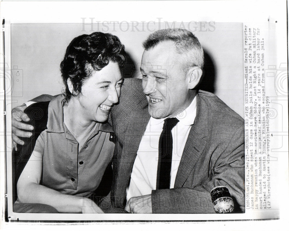 1959 James Pat Buchanan Miami Reporter Jail-Historic Images
