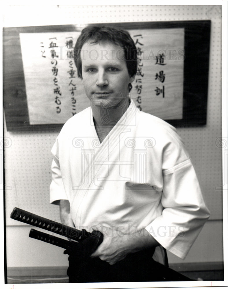 1989 John Viol Sensei weapon Japanese-Historic Images