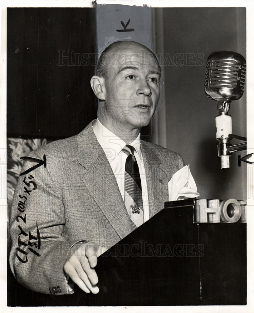 1954 Louis Seltzer Editor Cleveland Press-Historic Images
