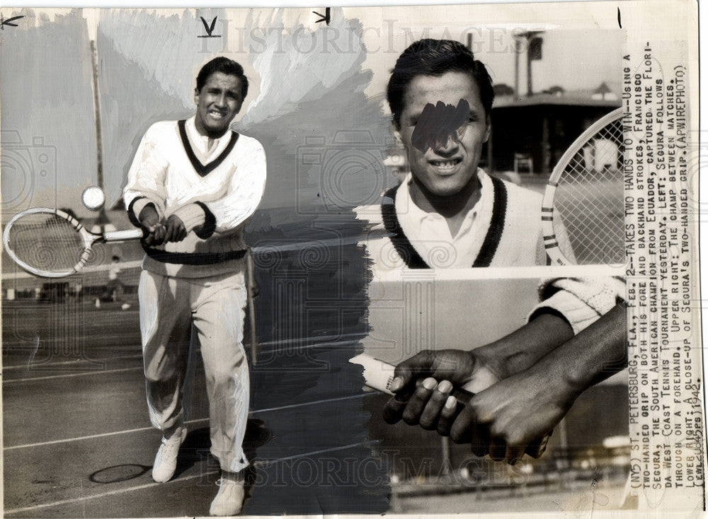 1942 Francisco Segura Tennis Florida-Historic Images