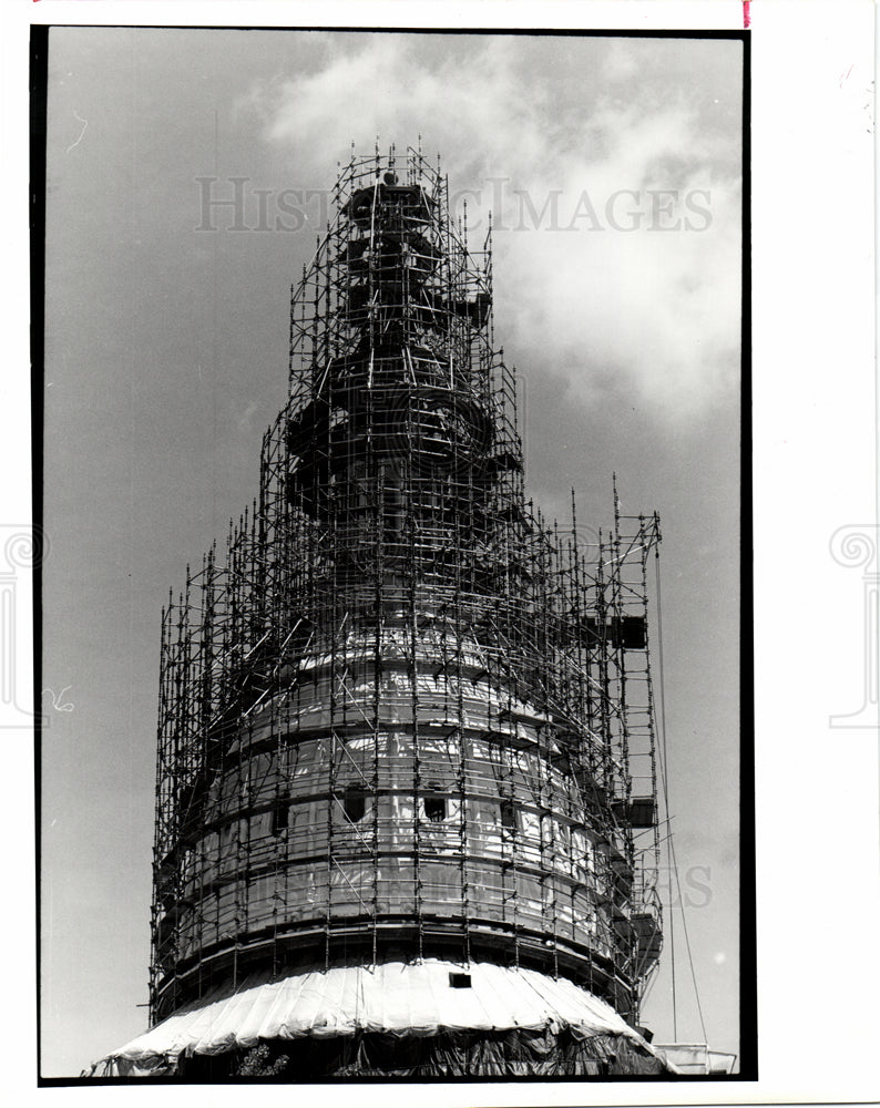 1991 Michigan State Capitol Dome-Historic Images