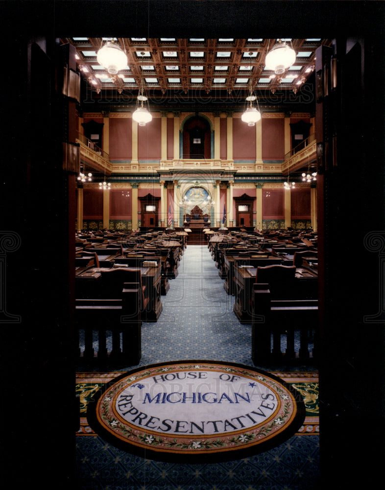 Michigan State Capital Building-Historic Images