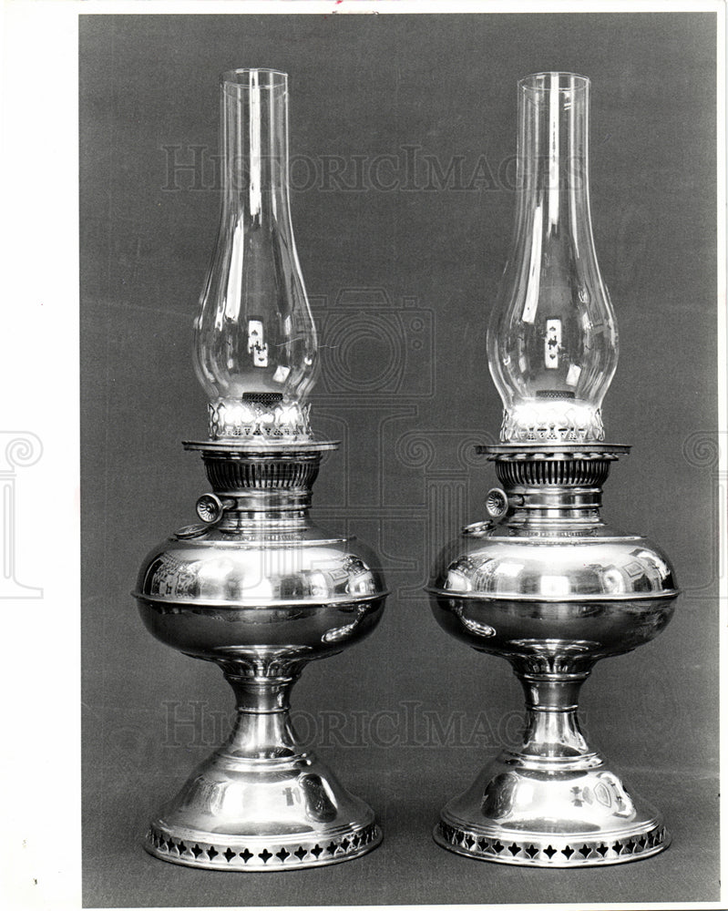 1978 Kerosene Paraffin wick lamp-Historic Images