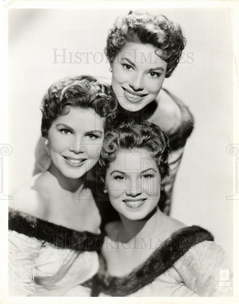 1956 McCUIRE SISTERS Record stars-Historic Images