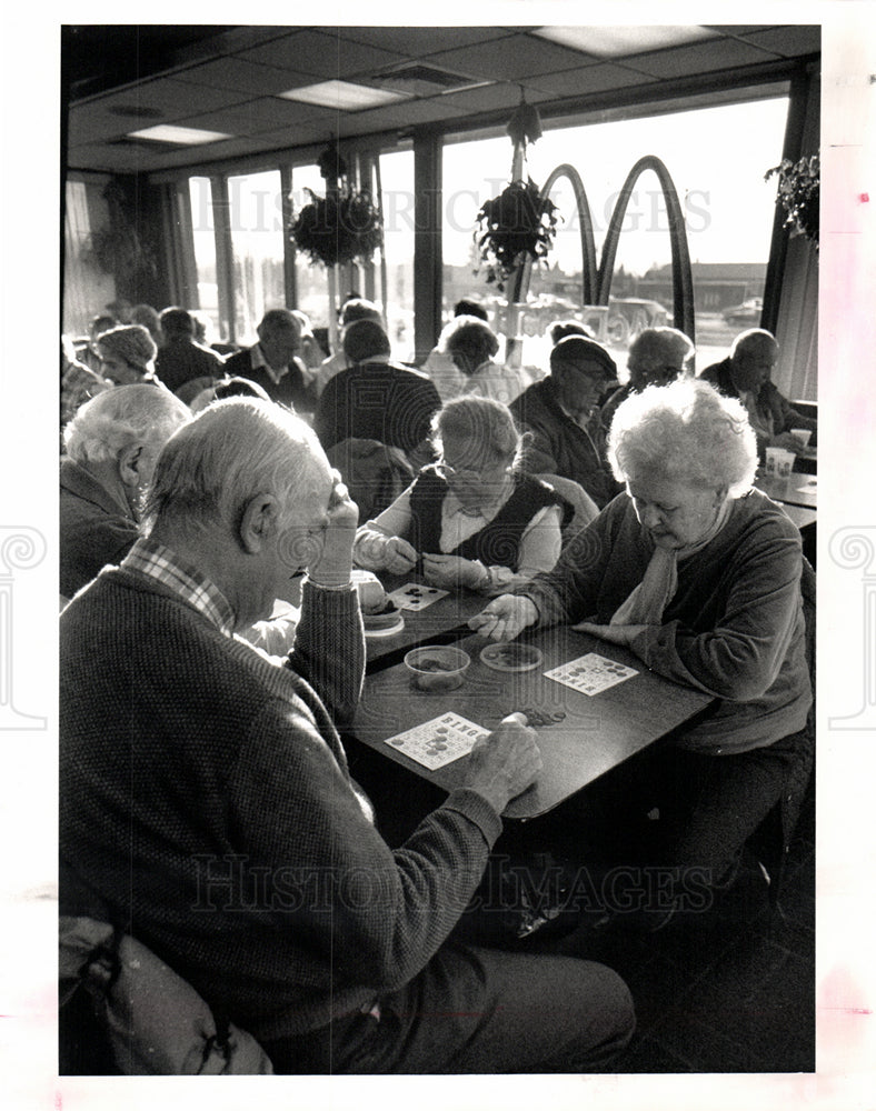 1989 McDonald&#39;s restaurant fast food-Historic Images