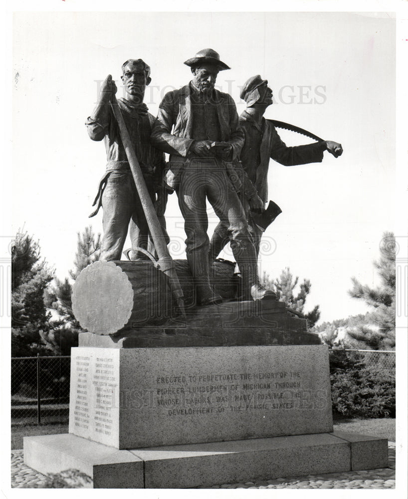 1963 lumberman&#39;s memorial tawas lumber-Historic Images