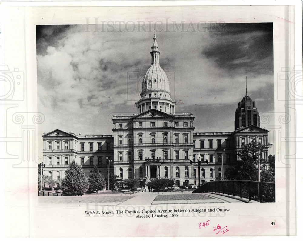 1982 Lansing Michigan Capitol Bldg-Historic Images