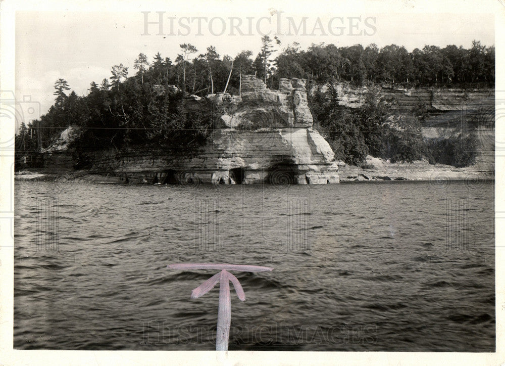 1934 Miners Castle Michigan-Historic Images