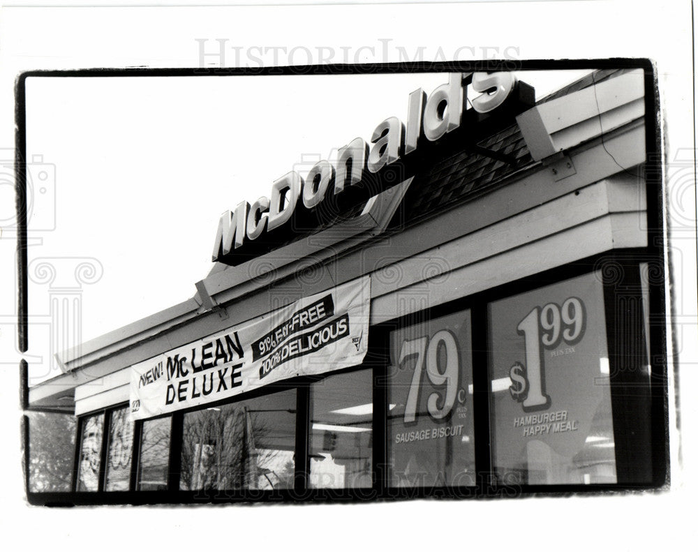 1991 McDonald&#39;s McLean Deluxe-Historic Images