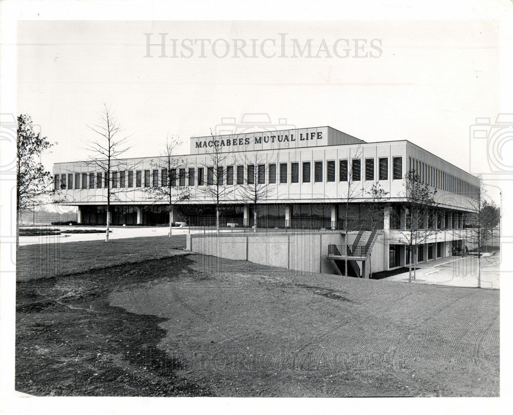 1966 Macabees Mutual Office Southfield-Historic Images