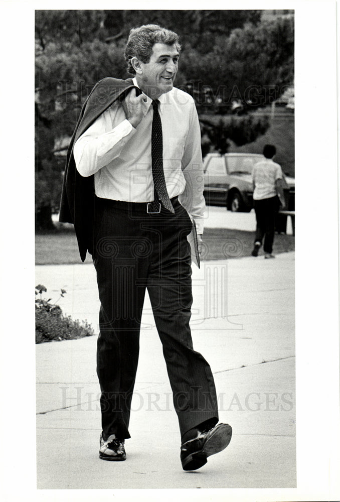 1985 John Dibiaggio new President, Michigan-Historic Images