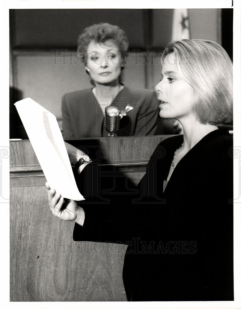 1993 Diana Muldaur Susan Dey L.A. Law NBC-Historic Images