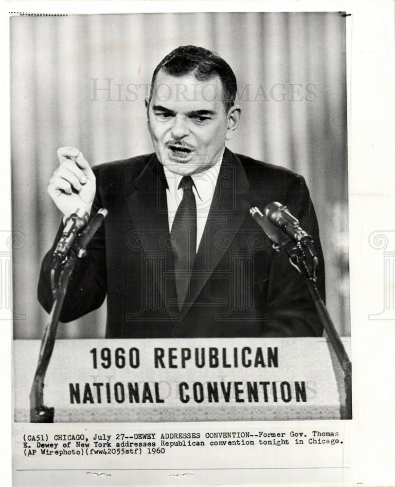 1960 Thomas E Dewey Republican convention-Historic Images