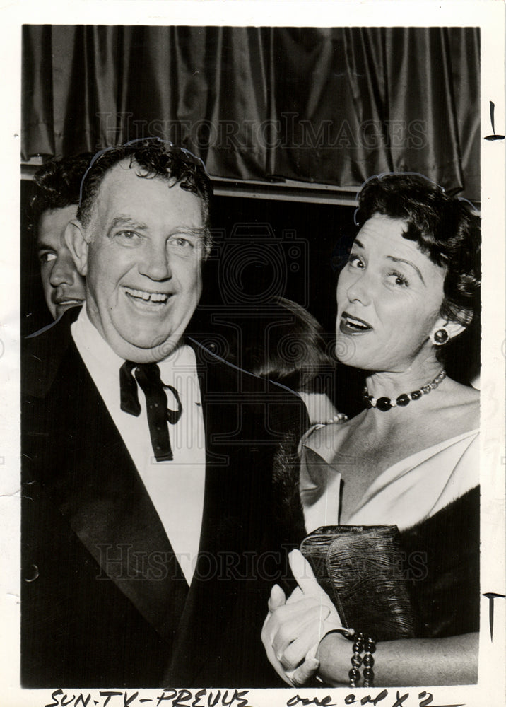 1955 Andy Devine &amp; Wife-Historic Images