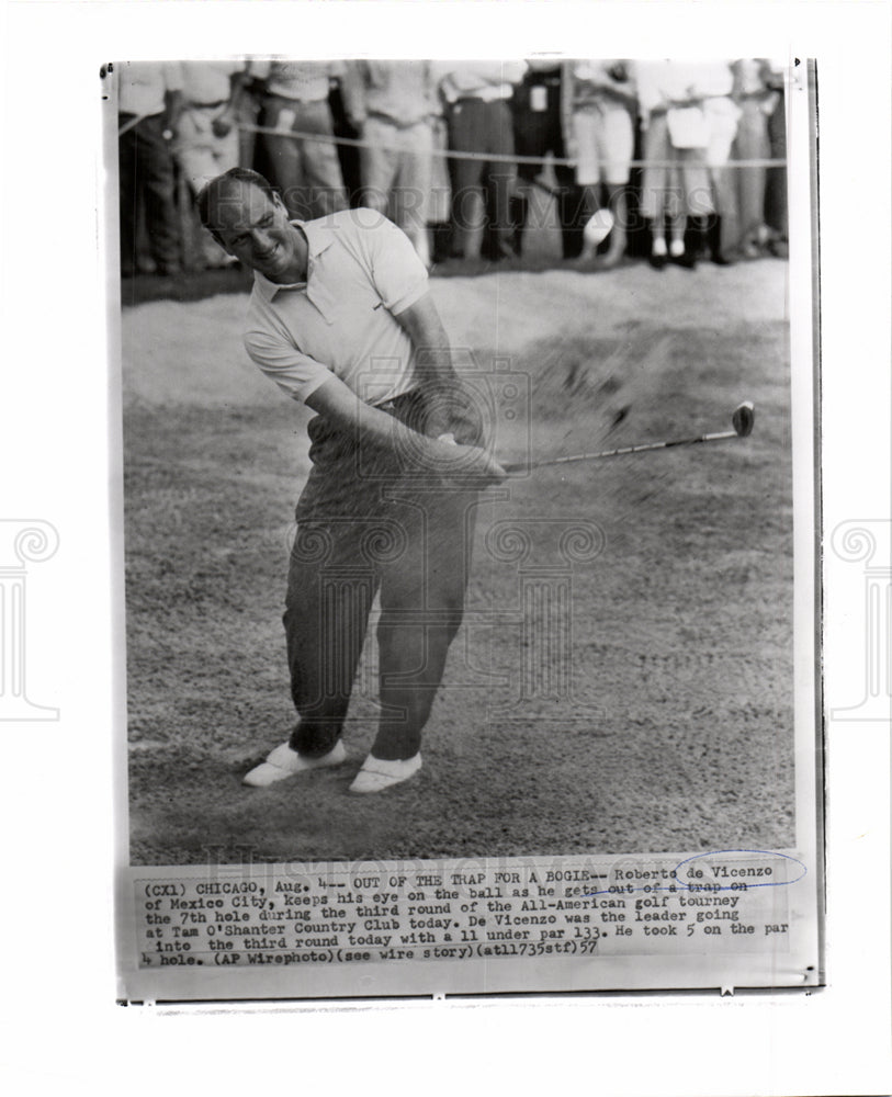 1957 Roberto de Vicenzo Golf Chicago-Historic Images