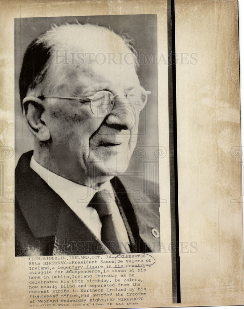 1971 Eamon De Valera Ireland president bday-Historic Images