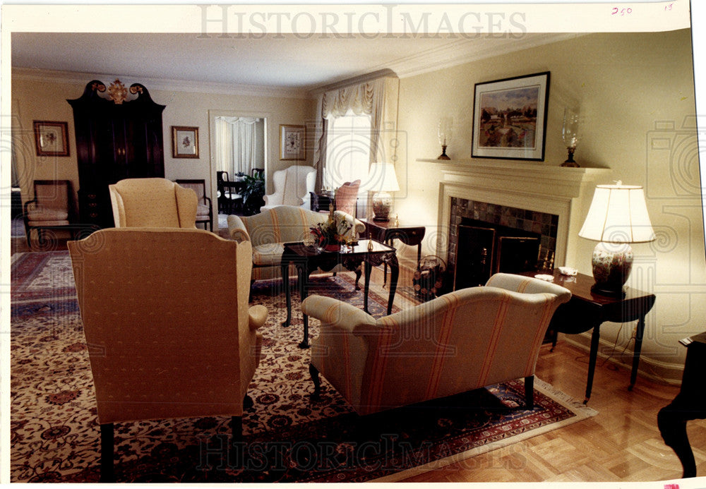 1987 Cowles House MSU restoration furniture-Historic Images