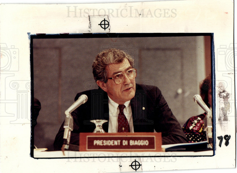 1992 DiBiaggio President of Michigan Univ-Historic Images