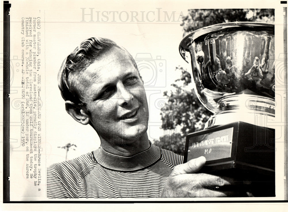 1970 BRUCE DEVLIN golf course designer.-Historic Images