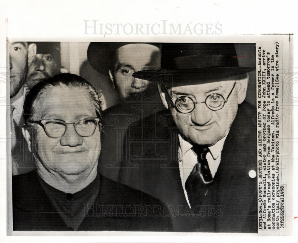 1958 Pope John XXIII Rome Catholic-Historic Images