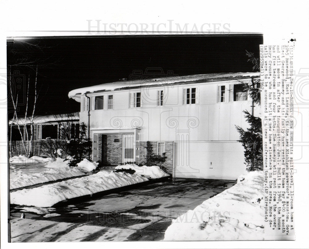 1962 Ronney&#39;s New Home-Historic Images