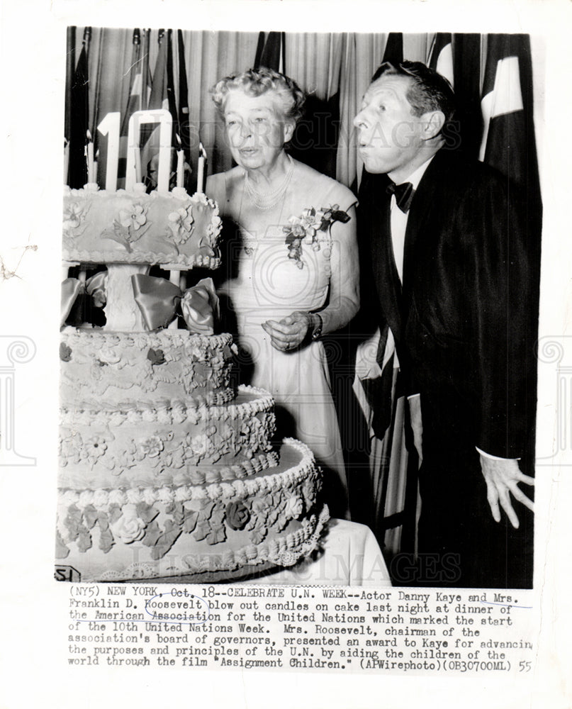 1955 anna eleanor wife franklin roosevelt-Historic Images