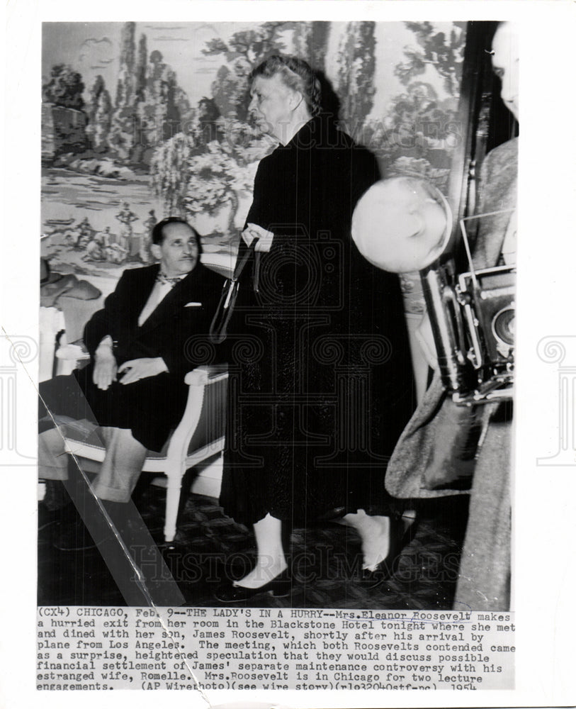 1954 Eleanor Roosevelt James Romelle-Historic Images