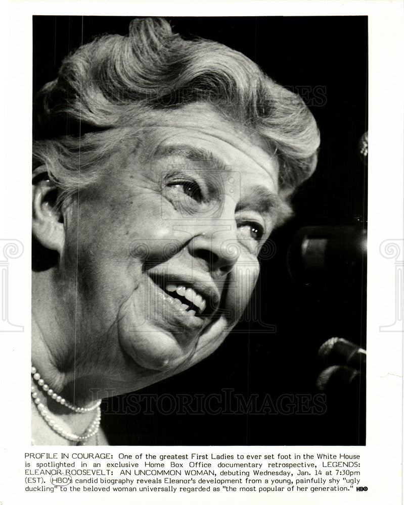 1981 Eleanor Roosevelt HBO Documentary 1981-Historic Images