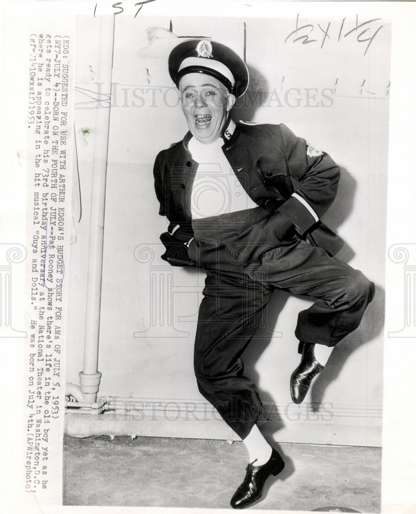 1953 Pat Rooney dancer actor Guys and Dolls-Historic Images