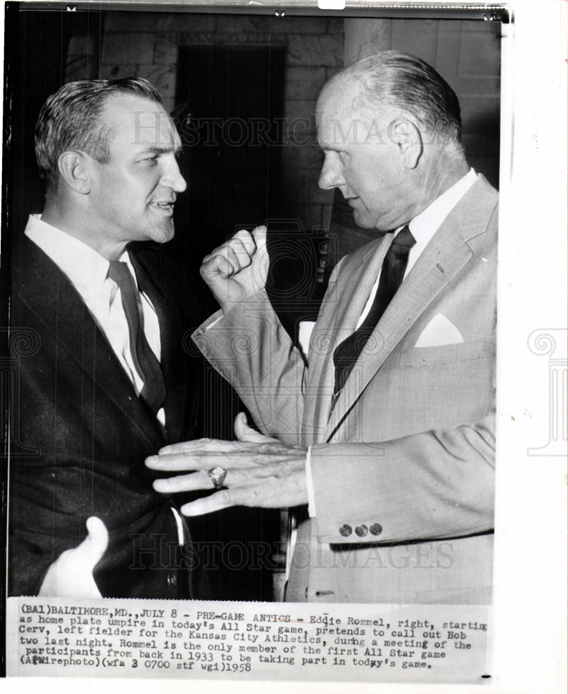 1958 all star game baltimore-Historic Images