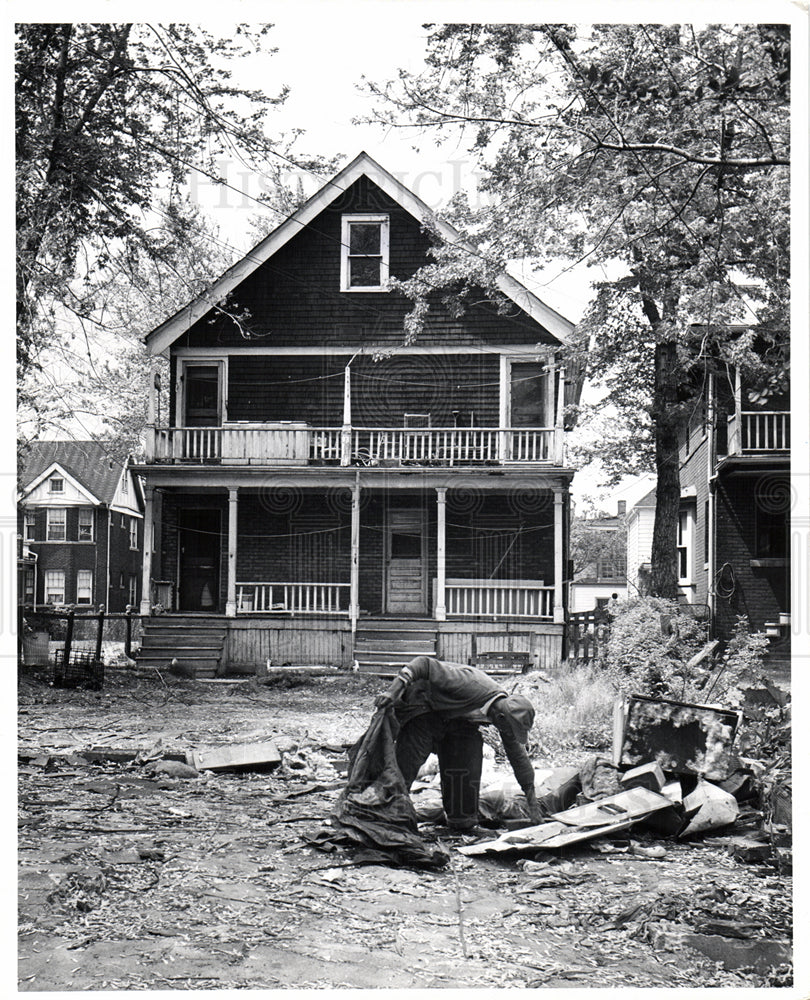 1965 House, Rummaging, Man-Historic Images