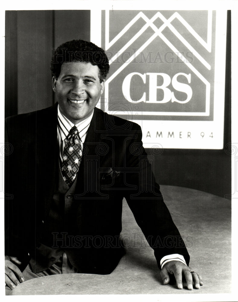 Greg Gumbel CBS Sports Anchor Olympics-Historic Images