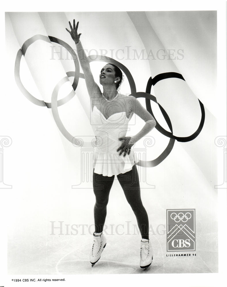 Nancy Kerrigan skating medalist-Historic Images