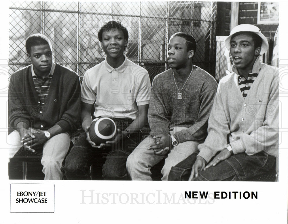 1986 New Edition R&B Music Group Boy Band-Historic Images