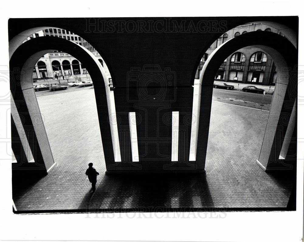 1983 Arches retail space CM Fisher building-Historic Images