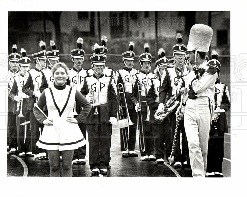 1985 GP North gross pointe marching band HS-Historic Images
