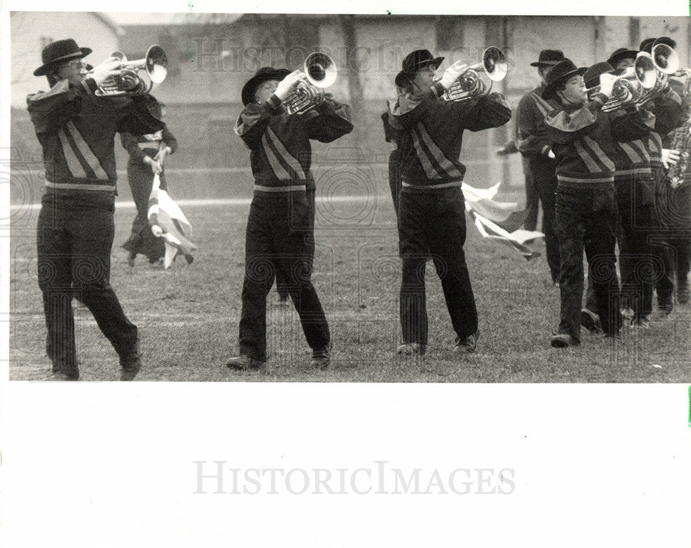 1986 Linden Eagles Marching Band MCBDA-Historic Images