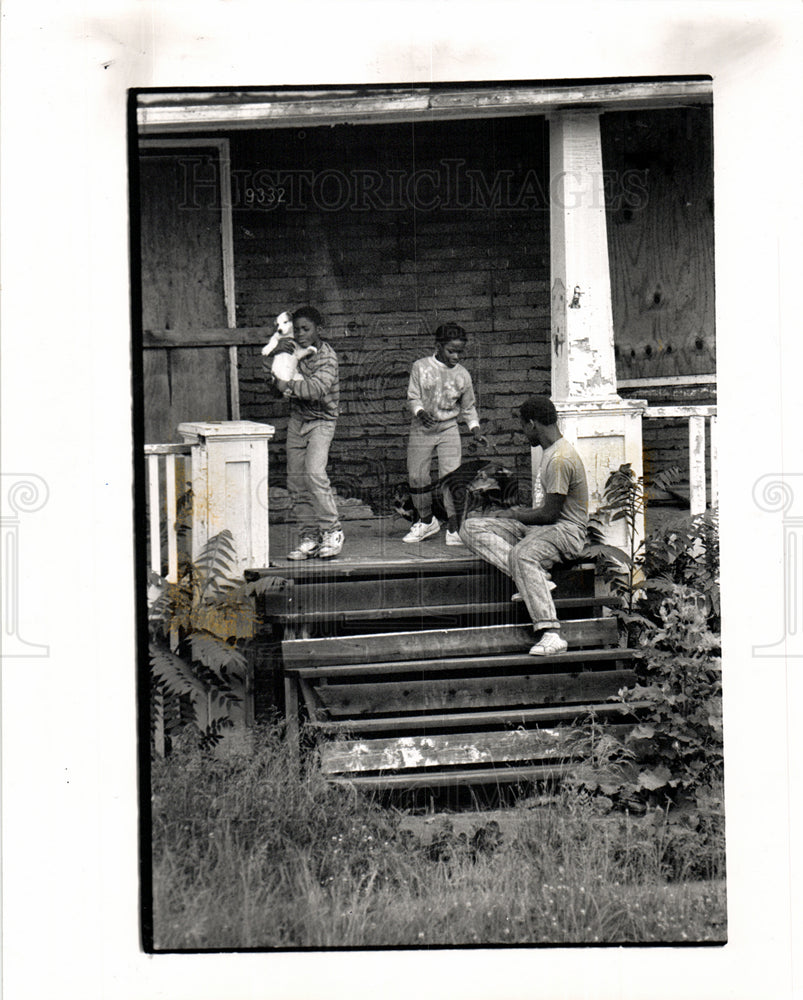 1989 Abandoned Housing Detroit Free Press-Historic Images