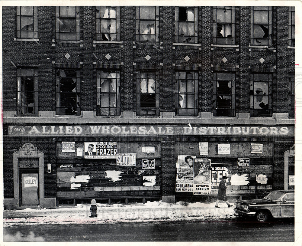 1970 Housing Abandoned Detroit Chene St-Historic Images