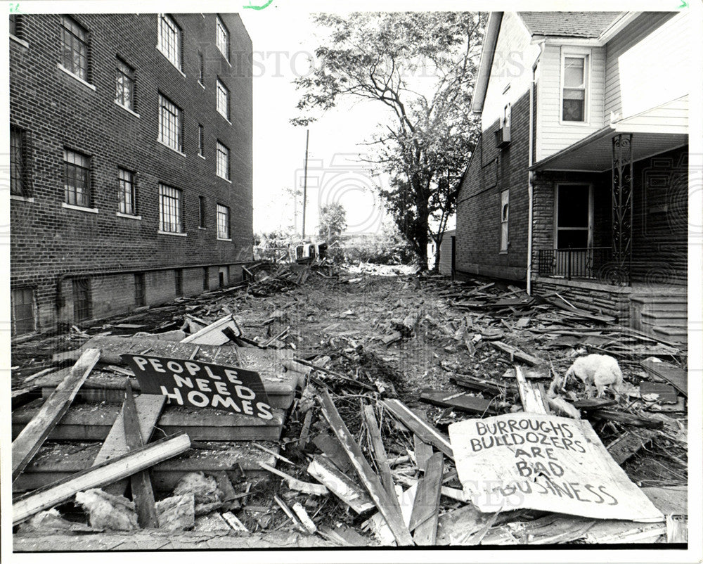 1985 Housing Abandoned fourth Street-Historic Images