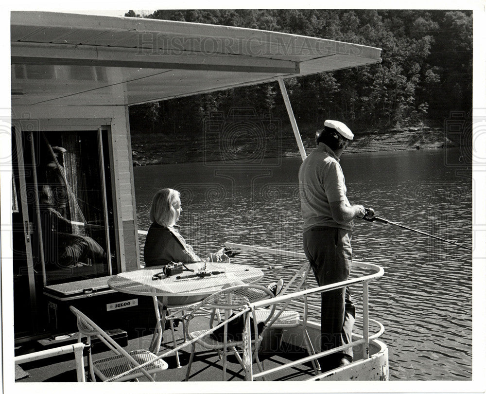 1980 Lake Cumberland fishing Kentucky-Historic Images