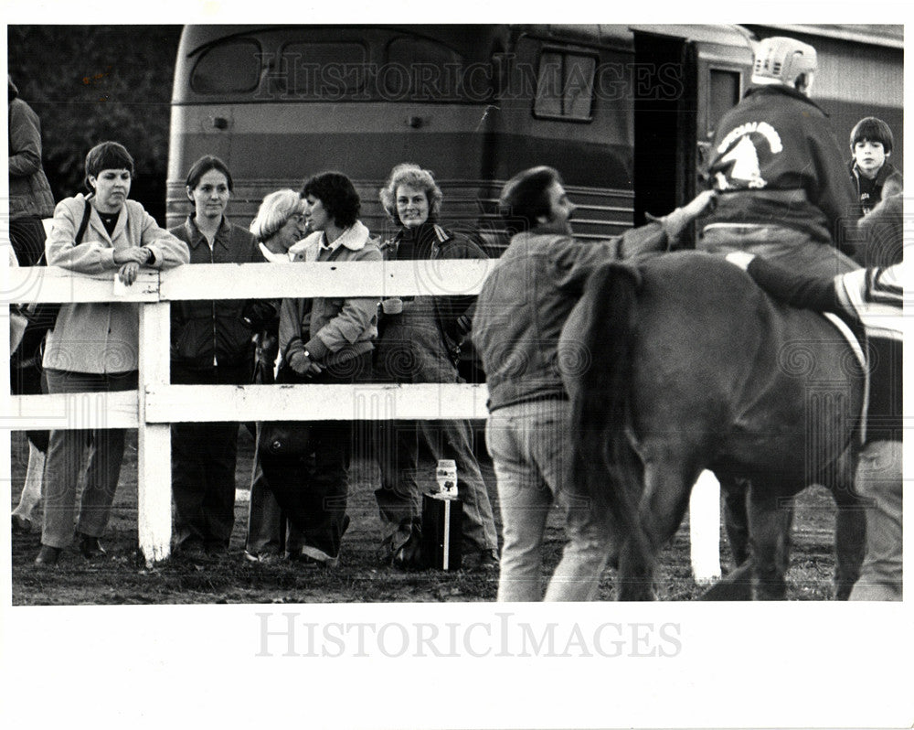 1981 horseback riding tina grice-Historic Images