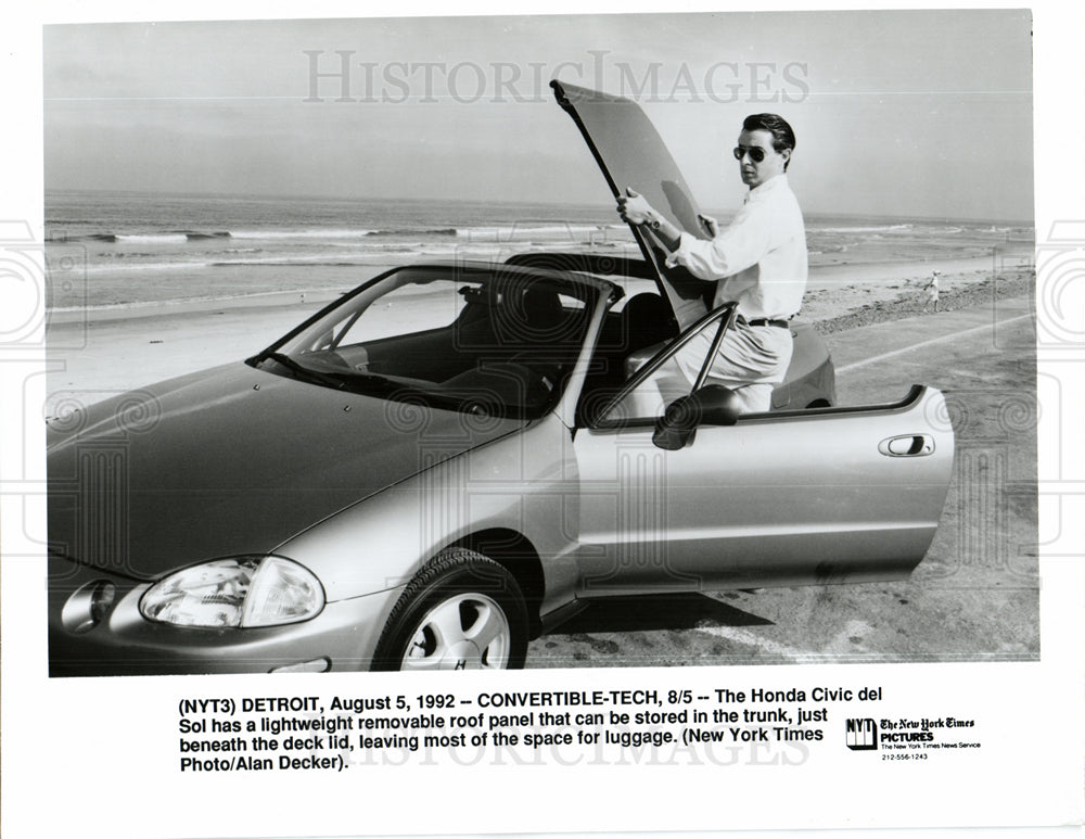 1992 Honda Civic del Sol 1992 CONVERTIBILE-Historic Images